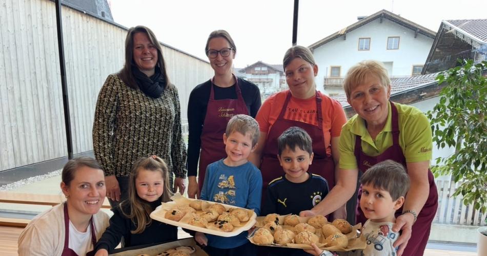Backen mit Bäuerinnen