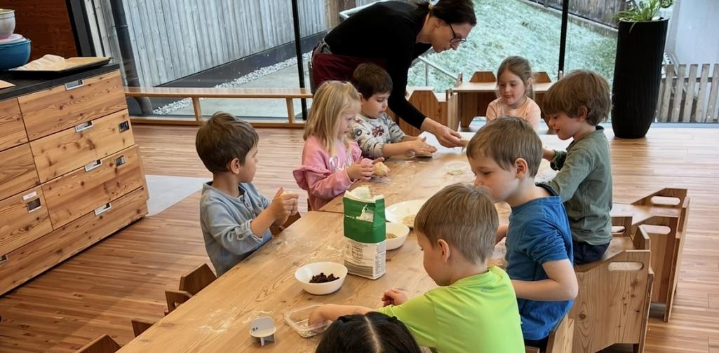 Backen mit Bäuerinnen